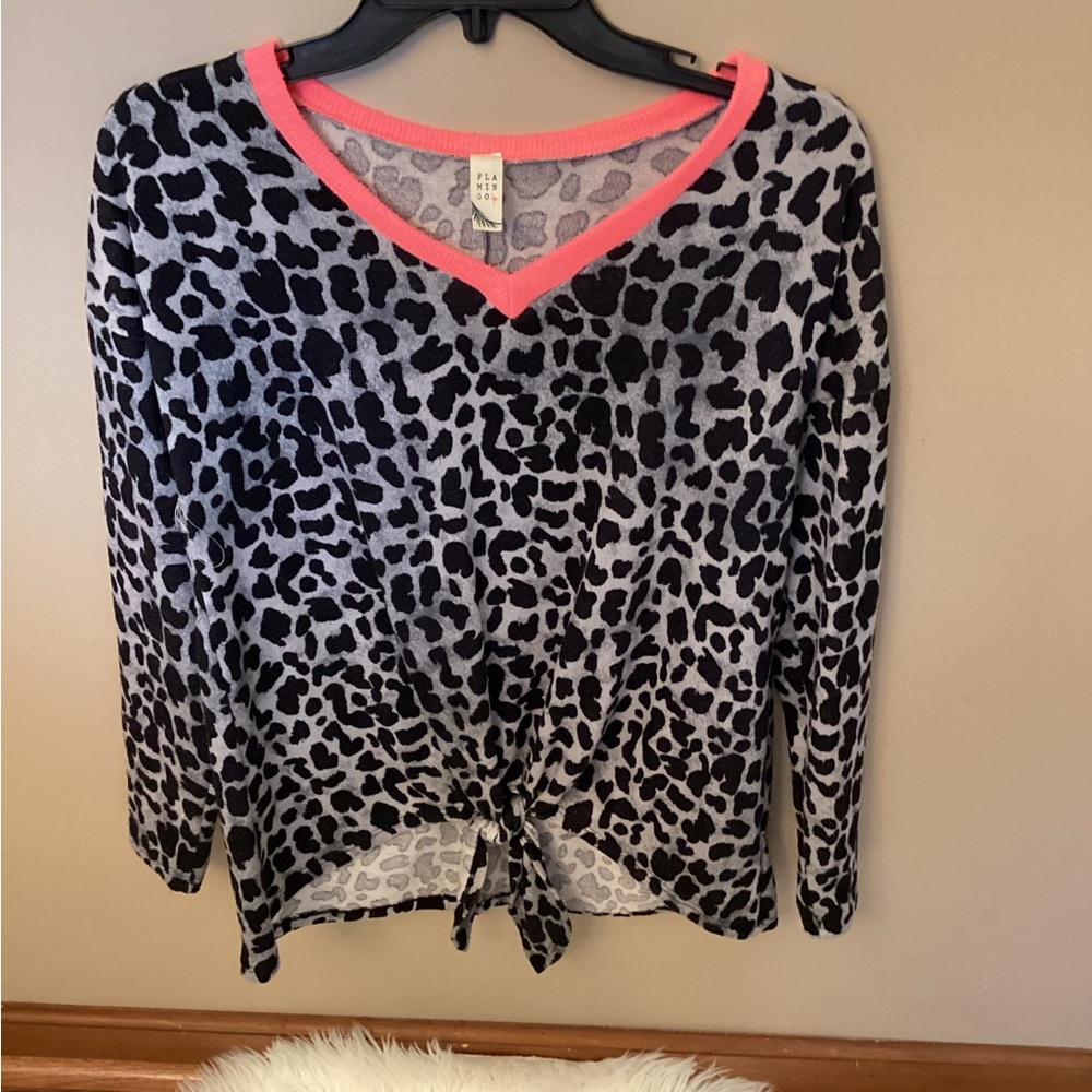 Flamingo Top Animal Print.